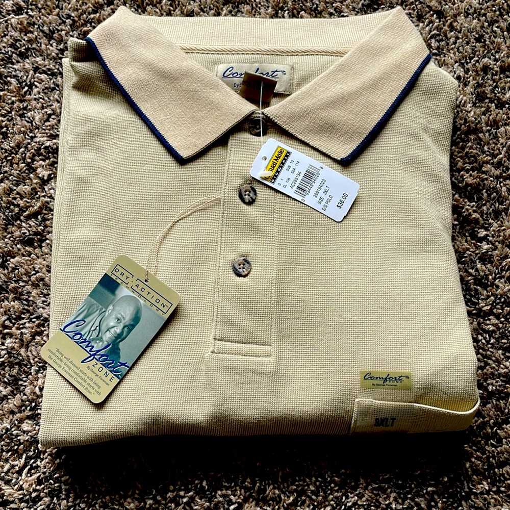 3 XLT short sleeve comfort zone by George Foreman Polo